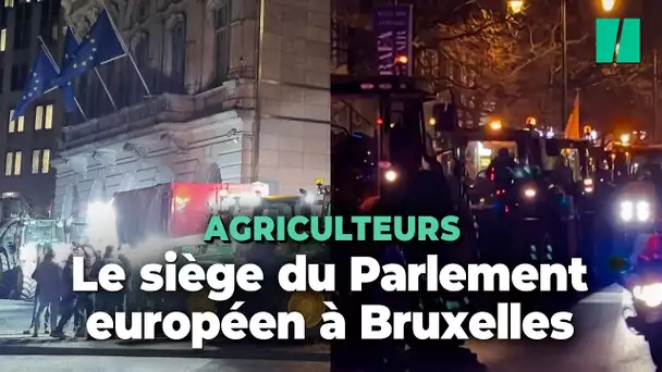 Bruxelles et le Parlement européen paralysés par un millier de tracteurs