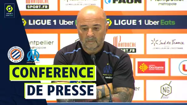 Conférence de presse MONTPELLIER HÉRAULT SC - OLYMPIQUE DE MARSEILLE (2-3)  / 2021/2022