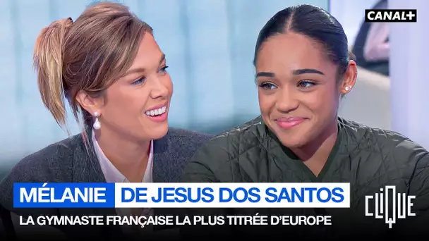 L'espoir de gymnastique aux JO, Mélanie de Jesus dos Santos, est sur le plateau de Clique - CANAL+