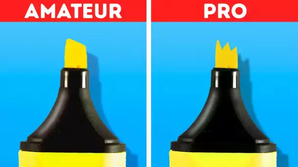 ASTUCES VRAIMENT INCROYABLES AVEC DES MARQUEURS