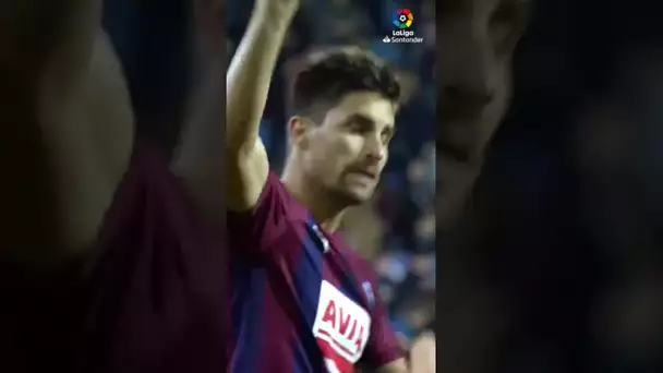 Out of reach lob GOAL, sgd Adrián González! ⚽ 🖋️  #shorts #laligasantander #eibar #otd