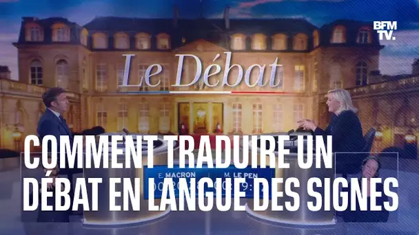 Débat Macron-Le Pen: une interprète en langue des signes témoigne de la difficulté de l’exercice