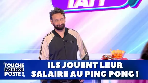 Les chroniqueurs jouent leur salaire au ping pong !