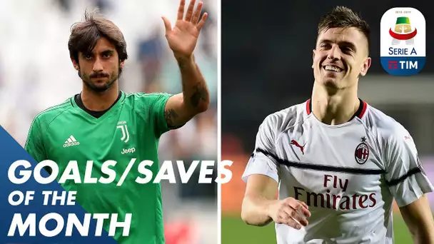 Perin incredible double save and Piątek wonder strike | Goals & Saves of the Month | Serie A
