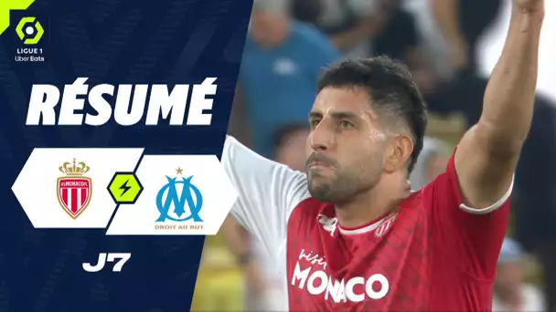 AS MONACO - OLYMPIQUE DE MARSEILLE (3 - 2) - Résumé - (ASM - OM) / 2023/2024