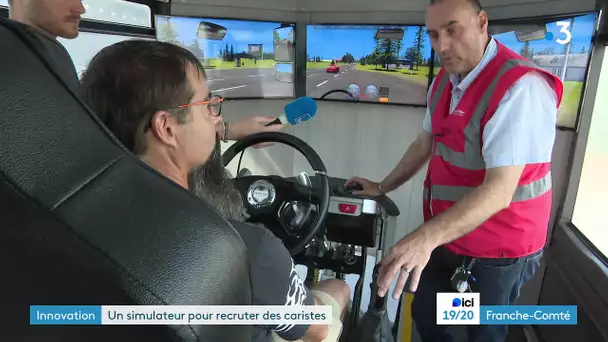Haute-Saône : un simulateur pour recruter des conducteurs de car