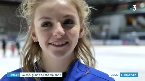 Portrait de la Patineuse Solène Mazingue