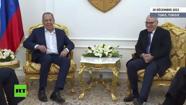 🇹🇳 Tunisie : Sergueï Lavrov accueilli par son homologue tunisien Nabil Ammar