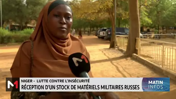 Niger : Réception d´un stock de matériels militaires russes