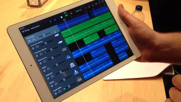 iPad Air : demo de Garage Band