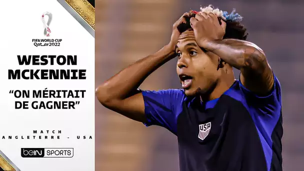 Angleterre - USA / Weston McKennie : "On méritait de gagner ce soir"