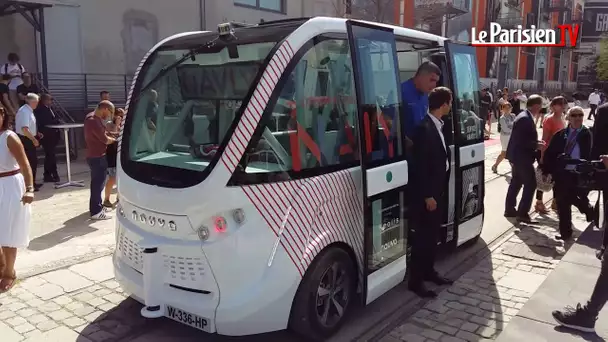 Le premier minibus sans chauffeur est à Lyon