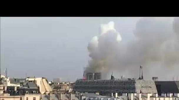 EN DIRECT : incendie en cours à la cathédrale Notre-Dame de Paris