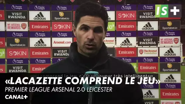 M.Arteta : "Très content d'Alexandre Lacazette" - Premier League Arsenal 2-0 Leicester