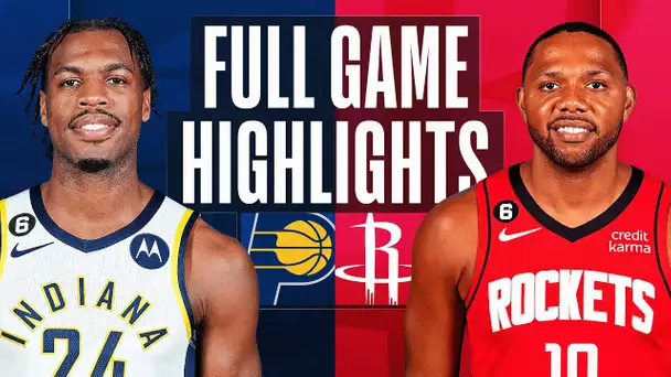 PACERS at ROCKETS | NBA FULL GAME HIGHLIGHTS | November 18, 2022