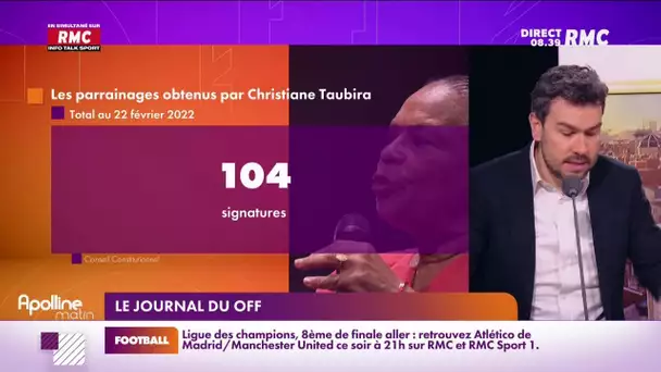 "Le journal du off" : la campagne de Christiane Taubira prend l'eau