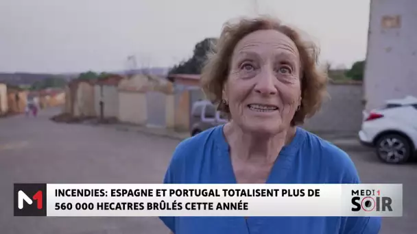 Incendies : Espagne et Portugal totalisent plus de 560 000 hectares brûlés cette année