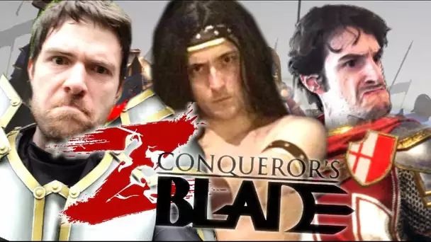 COMMENT (NE PAS) PRENDRE JERUSALEM!!! -Conqueror's Blade- avec JDG, Benzaie, Jehal & Bob