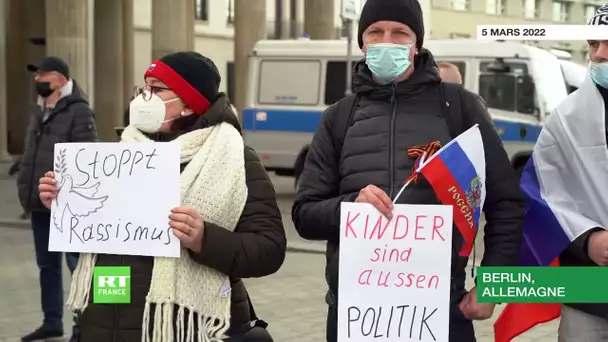 Berlin : une manifestation contre la russophobie