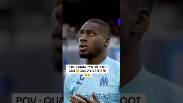 Ça joue sa vie sur le terrain 🤣 #om #shorts #shortsfootball #marseille #velodrome #football