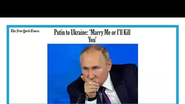 Vladimir Poutine à l'Ukraine: "Epouse-moi ou je te tue" • FRANCE 24