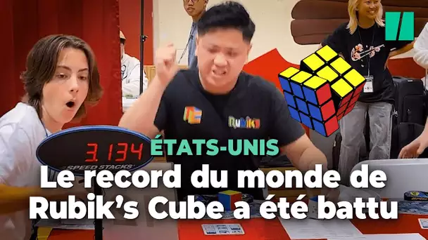 Le record du monde de Rubik’s cube a été battu en 3,13 secondes seulement