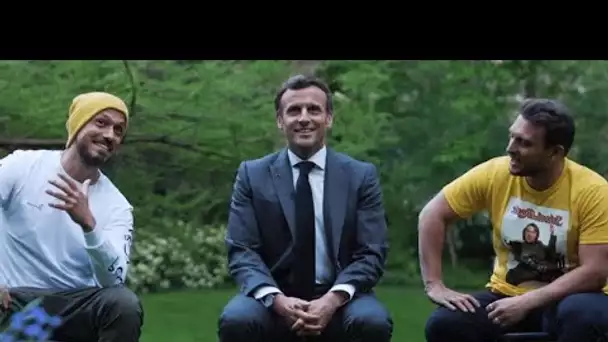 Emmanuel Macron : avoue sur Youtube avoir mis des béquilles à certains joueurs de foot !