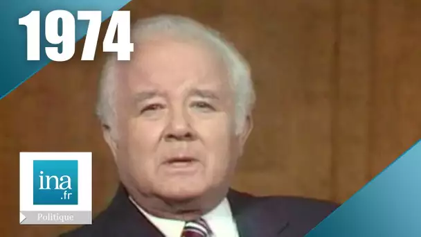 Émile Muller - Campagne présidentielle 1974 | Archive INA