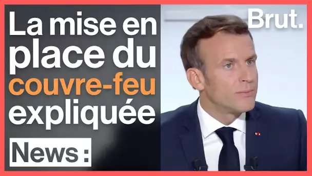 Emmanuel Macron explique la mise en place du couvre-feu