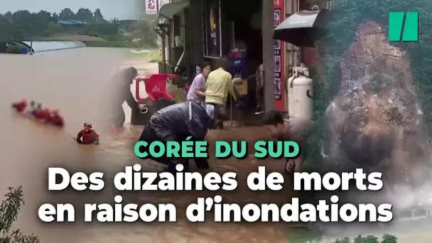 Corée du Sud : Au moins 22 morts et 14 disparus dans des inondations