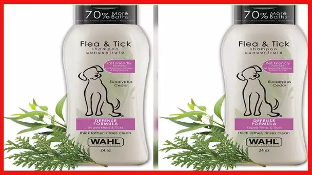 Wahl Flea & Tick Repelling Dog Shampoo for Pets