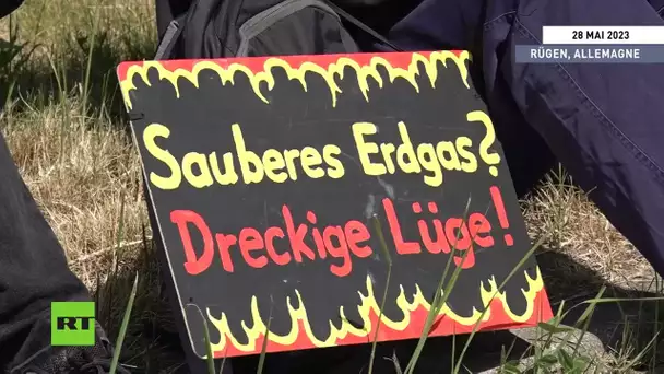 🇩🇪  Allemagne : Les défenseurs du climat protestent contre la construction d'un terminal GNL