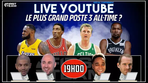 [LIVE] QUI EST LE MEILLEUR POSTE 4 ALL-TIME ? (en confinement avec Nicolas Batum)