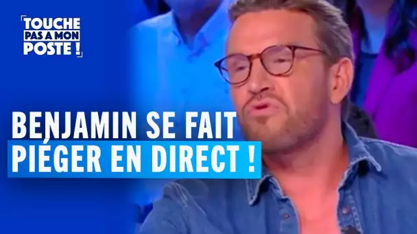 Benjamin Castaldi piégé par un comédien en direct dans TPMP !