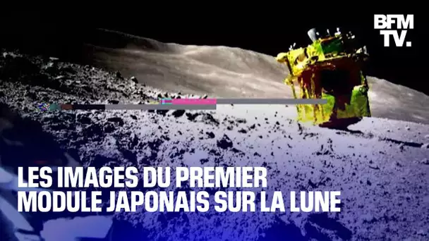 "Moon Spiner": les images du premier module japonais sur la Lune