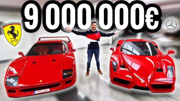 Une ÉNORME Collection de Voitures à 9 000 000€ !