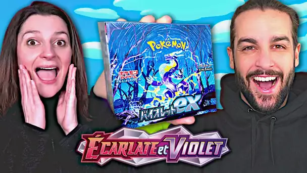 ON OUVRE LES NOUVELLES CARTES POKEMON ECARLATE ET VIOLET !