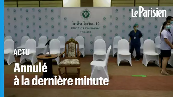 Le premier ministre thaïlandais ne se présente pas à sa vaccination