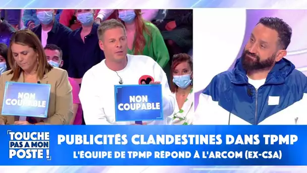 Publicités clandestines dans TPMP : L'équipe de TPMP répond à l'ARCOM (ex-CSA)