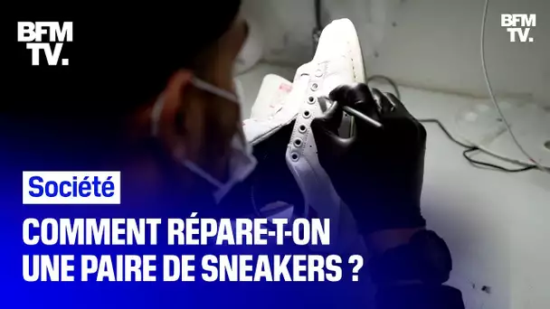 Comment répare-t-on une paire de sneakers ?