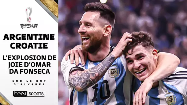 Argentine – Croatie / Omar Da Fonseca EXPLOSE de joie sur le but d’Alvarez !