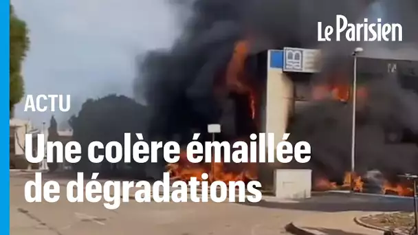 Colère des agriculteurs : incendie d'un bâtiment, parking labouré... des dégradations en série