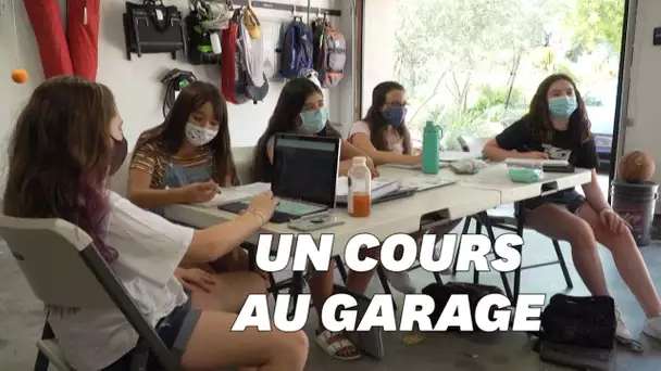 Pour continuer l’école en plein coronavirus, les familles américaines ont trouvé une solution