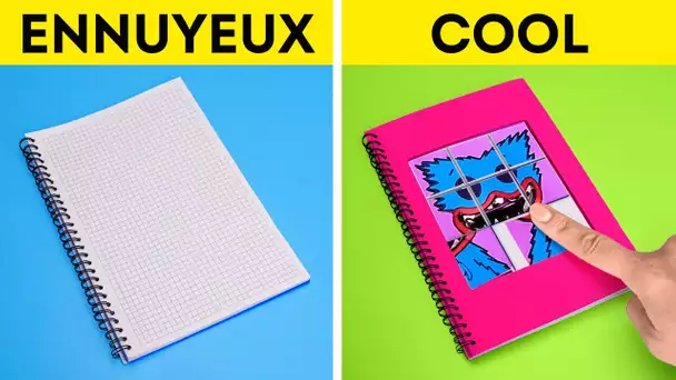 100 ASTUCES POUR LA RENTRÉE SCOLAIRE ! CRÉATIONS AMUSANTES ET JOUETS POUR L'ÉCOLE