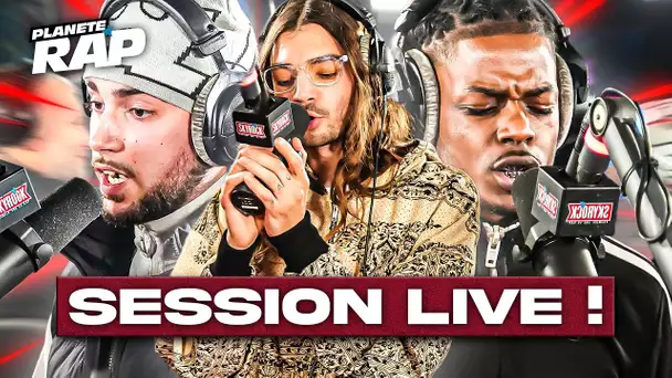 SESSION LIVE avec Lujipeka, Sto & ThaHomey ! #PlanèteRap