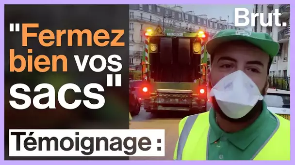 Malgré l'épidémie, les éboueurs continuent de travailler. Ils témoignent.