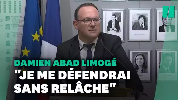 Damien Abad quitte son ministère "avec beaucoup de regrets" et dénonce des "calomnies ignobles"