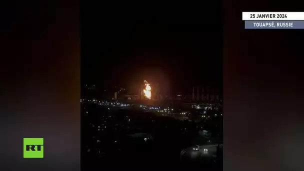🇷🇺  Russie : incendie d’un dépôt pétrolier à Touapsé
