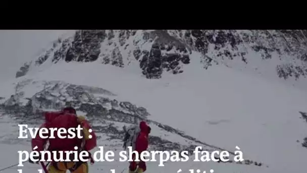 Sur l’Everest, la dangereuse pénurie de sherpas face à l’explosion du nombre de grimpeurs