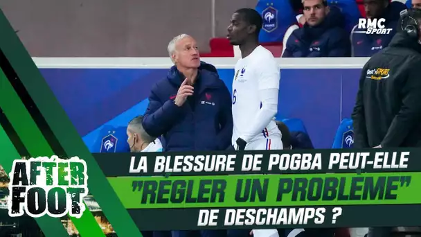 Équipe de France : La blessure de Pogba peut-elle "résoudre un problème de Deschamps"? (After Foot)
